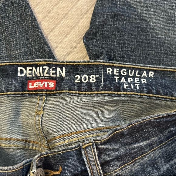 Levi’s Denizen 208 Regular Taper Fit Jeans 32x34 - Picture 3 of 4